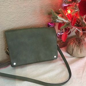 Street Level Leather Crossbody Bag